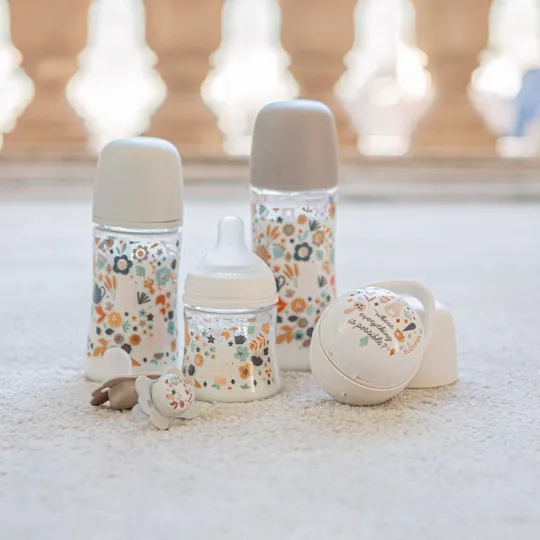 Suavinex Wonderland SX Pro Fles - Medium Flow - 270ml - Beige 