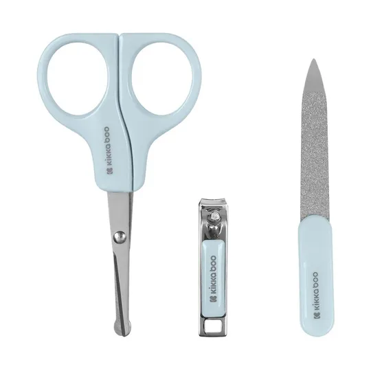 Kikkaboo Stripy Friends Manicure Set - Blauw