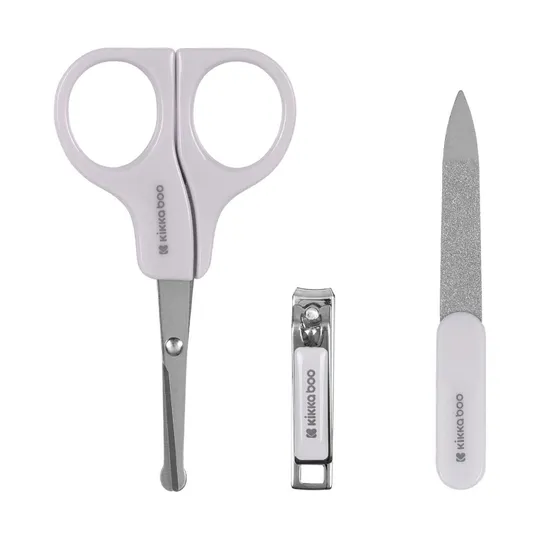 Kikkaboo Seally Me Manicure Set - Grijs