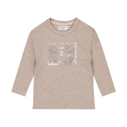 Dirkje T‑Shirt LS – Faded Brown