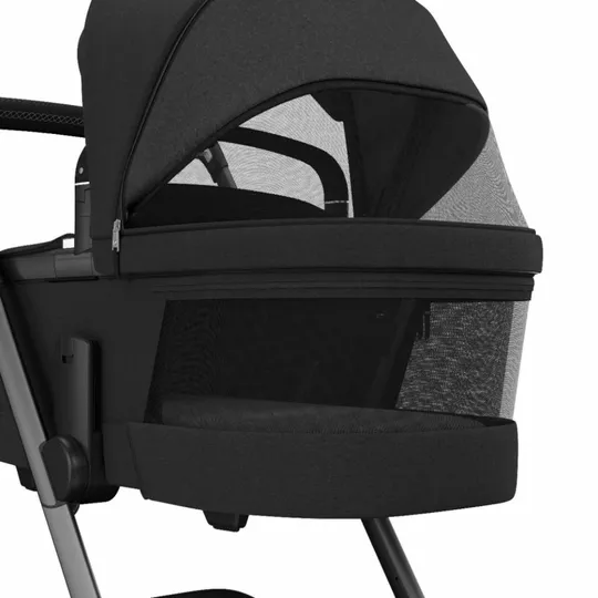 Maxi-Cosi Kinderwagen Fame V1 Twillic Black (Dark Frame - Black leather)