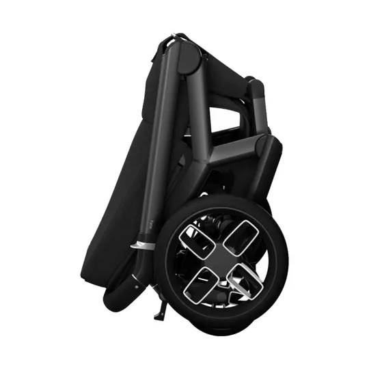 Maxi-Cosi Kinderwagen Fame V1 Twillic Black (Dark Frame - Black leather)
