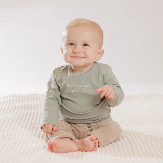 Babylook Velvet Rib Broek - Warm Taupe