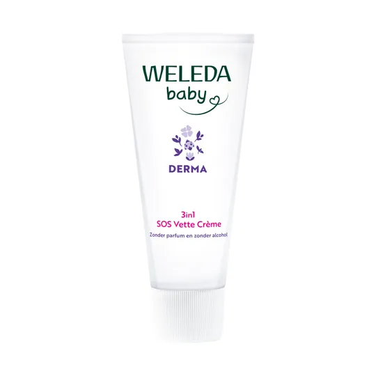 Weleda Crème - Baby Derma 3in1 SOS Vette Crème - 50 ml