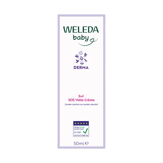Weleda Crème - Baby Derma 3in1 SOS Vette Crème - 50 ml