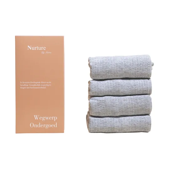 Nurture by Mama Wegwerp Ondergoed - 4 Stuks