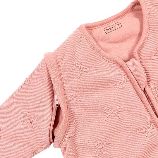 Meyco Studio Slaapzak Gevoerd - 110 cm - Jacquard - Bow Rose 