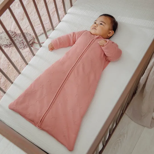 Meyco Studio Slaapzak Gevoerd - 110 cm - Jacquard - Bow Rose 