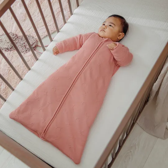 Meyco Studio Slaapzak Gevoerd - 60 cm - Jacquard - Bow Rose