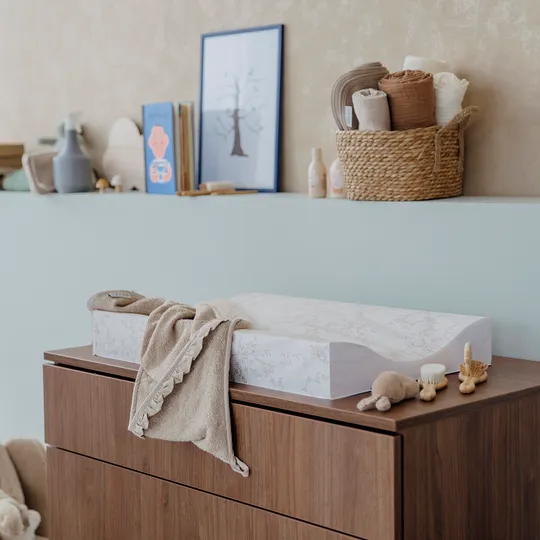 Meyco Aankleedkussen - 50 x 70 cm - Branches Sand 