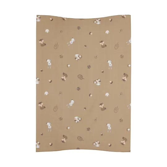 Meyco Aankleedkussen - 50 x 70 cm -  Forest Animals Sand