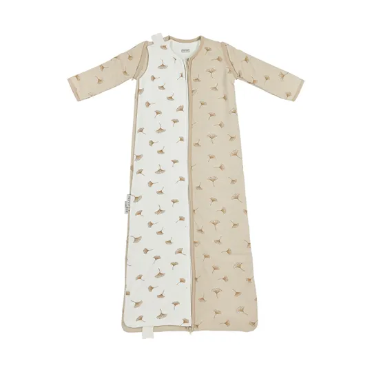 Meyco Slaapzak 4-Seizoenen Deluxe - One Size - Jersey - Ginkgo - Soft Sand