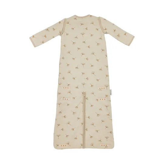 Meyco Slaapzak 4-Seizoenen Deluxe - One Size - Jersey - Ginkgo - Soft Sand