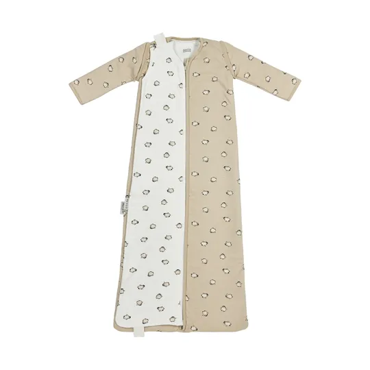 Meyco Slaapzak 4-Seizoenen - One Size - Jersey - Penguin Soft Sand 