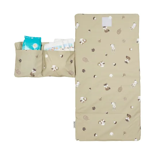 Meyco Verschoonmatje - Forest Animals Sand 