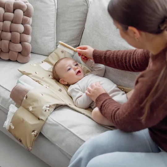 Meyco Verschoonmatje - Forest Animals Sand 