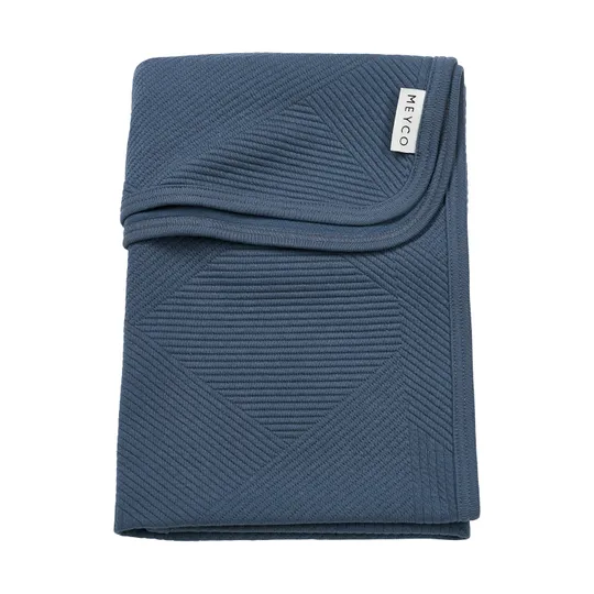 Meyco Pure Deken Gebreid - 75 x 100 cm - Jacquard