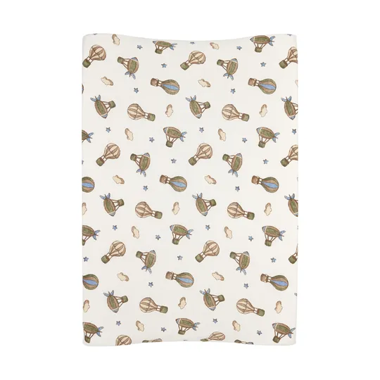 Meyco Aankleedkussenhoes Print - 50 x 70 cm - Jersey - Air Balloons Multicolour