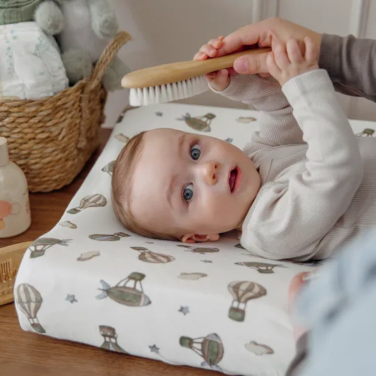 Meyco Aankleedkussenhoes Print - 50 x 70 cm - Jersey - Air Balloons Multicolour