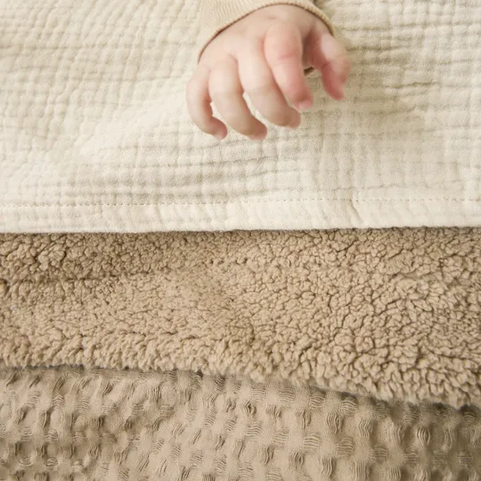 Meyco Wafel Teddy Wiegdeken 75x100 cm