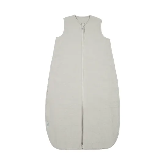 Meyco Baby Slaapzak Hydrofiel Gevoerd Uni Pre-Washed Greige 60 cm