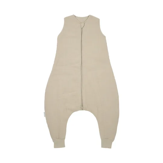 Meyco Baby Slaapzak Jumper Winter Hydrofiel Uni Pre-Washed Sand 92 cm