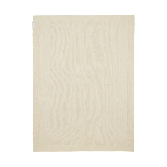 Meyco Baby Ledikantdeken Knots Soft Sand 100 x 150 cm