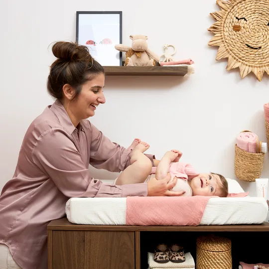 Meyco Baby Uni Aankleedkussenhoes - 50 x 70 cm - Pre-Washed Hydrofiel - Naturel 