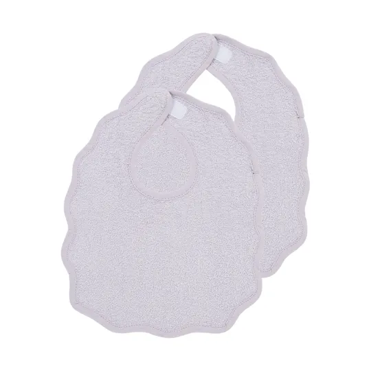 Meyco Baby Wavy Slab Met Klittenband - 2 Stuks - Badstof