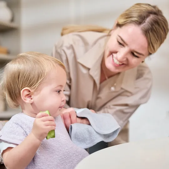 Meyco Baby Wavy Slab Met Klittenband - 2 Stuks - Badstof