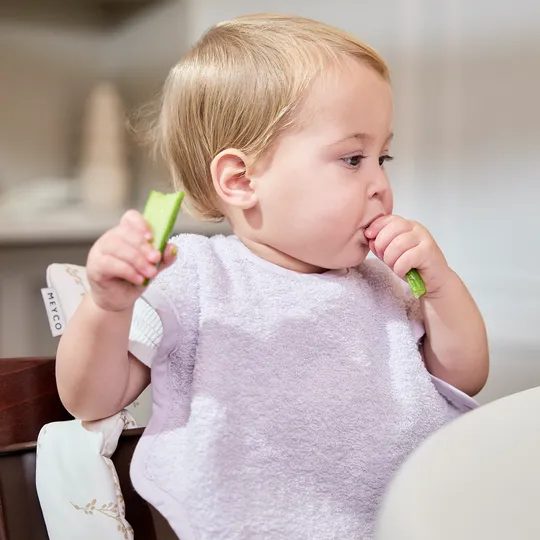 Meyco Baby Wavy Slab Met Klittenband - 2 Stuks - Badstof