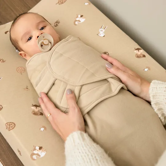 Meyco Baby Inbakerdoek - Gevoerd