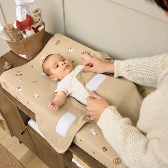 Meyco Baby Inbakerdoek - Gevoerd