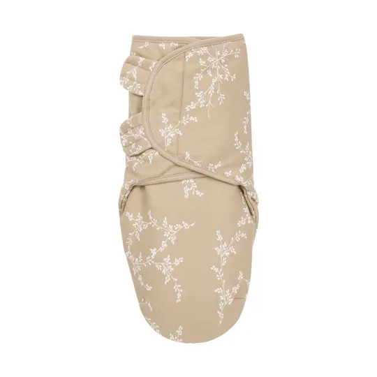 Meyco Baby SwaddleMeyco Inbakerdoek Gevoerd Branches Sand 0-3 Maanden