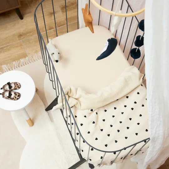 Meyco Baby Uni Hoeslaken Wieg - 40 x 80/90 cm - Jersey