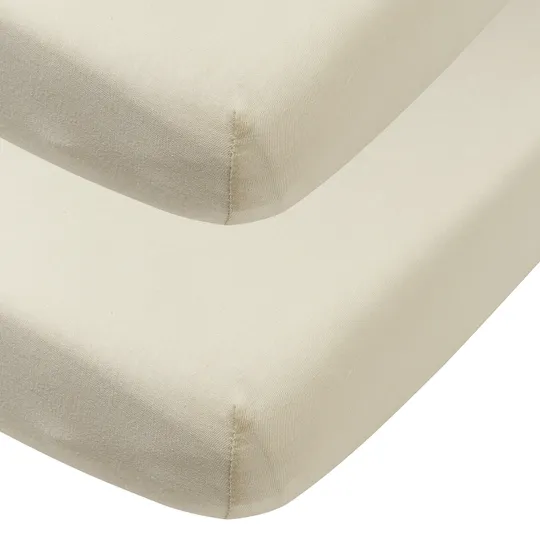 Meyco Baby Uni Hoeslaken Juniorbed- 2 Stuks - 70 x 140 cm - Jersey