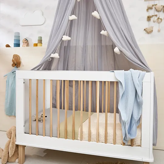 Meyco Baby Uni Wieglaken - Pre-Washed Hydrofiel - 75 x 100 cm