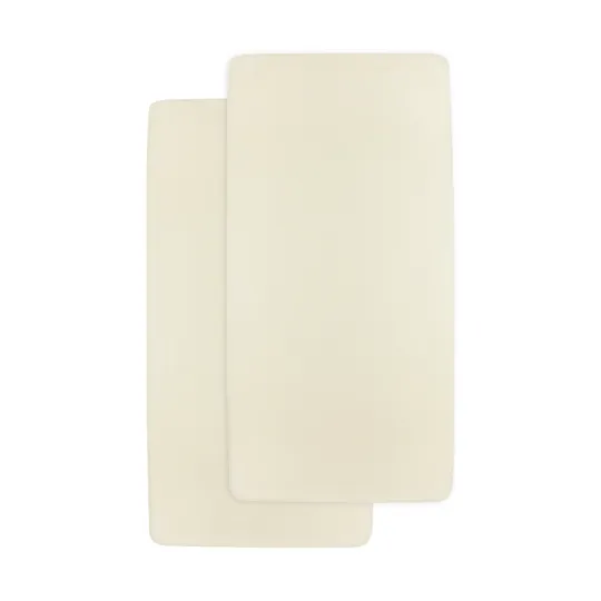 Meyco Baby Uni Hoeslaken Ledikant - 2 Stuks - 60 x 120 cm - Jersey 