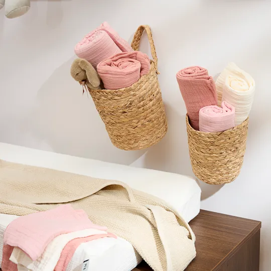 Meyco Baby Uni Hydrofiele Doeken - 3 Stuks - Pre-Washed Hydrofiel - 70 x 70 cm