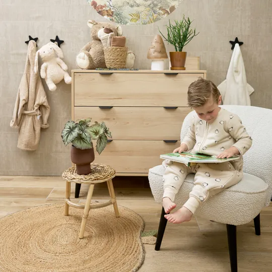 Meyco Baby Slaapzak Jumper Winter Penguin Soft Sand 80 cm