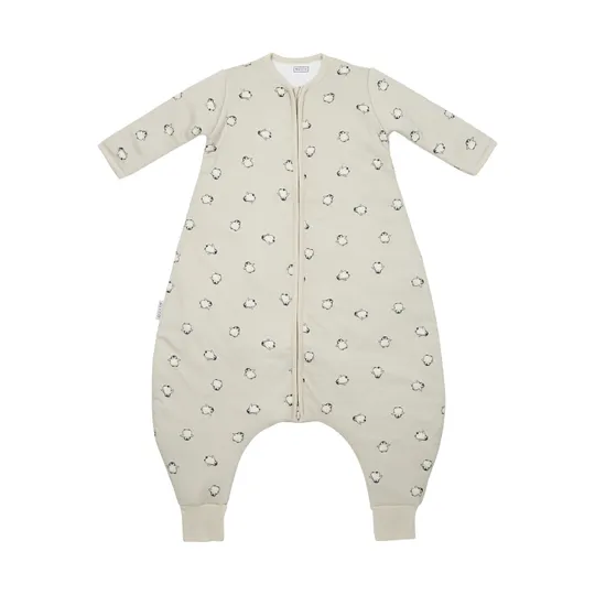 Meyco Baby Slaapzak Jumper Winter Penguin Soft Sand 80 cm