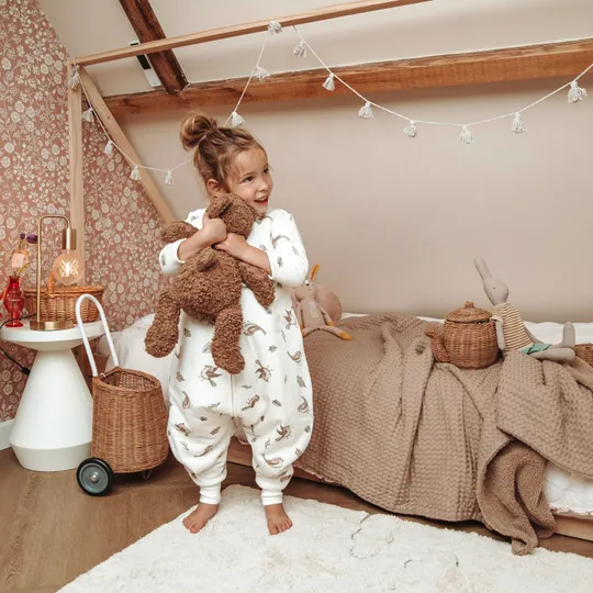 Meyco Baby Slaapzak Jumper Winter Robin Multicolour 80 cm