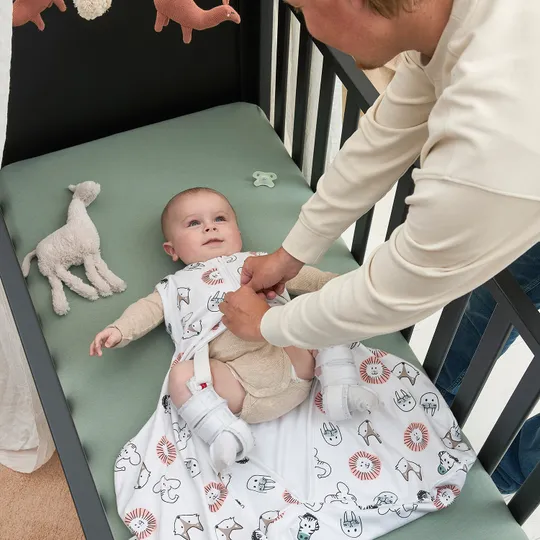 Meyco Baby Slaapzak Heupdysplasie Animal Multicolour 70 cm