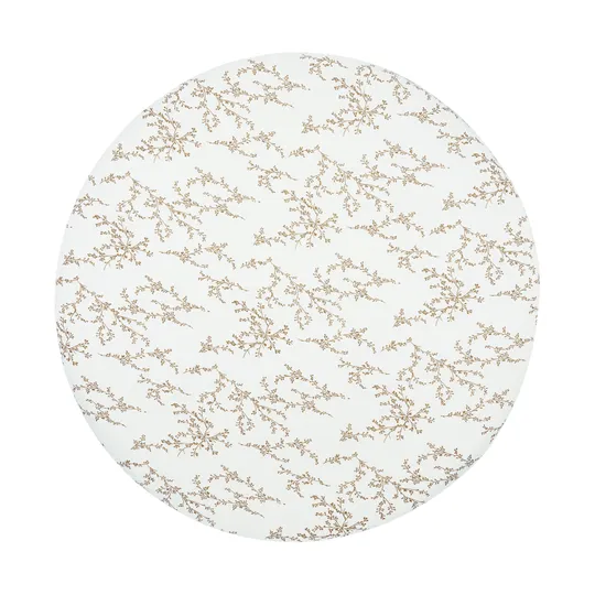 Meyco Baby Branches Hoeslaken Boxmatras - rond 90/95 cm - Sand