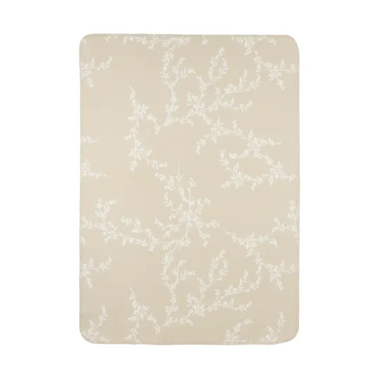 Meyco Baby Wiegdeken Geweven Branches Sand 75 x 100 cm