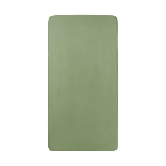 Meyco Baby Wieghoeslaken Uni Olive Green 40 x 80 / 90 cm