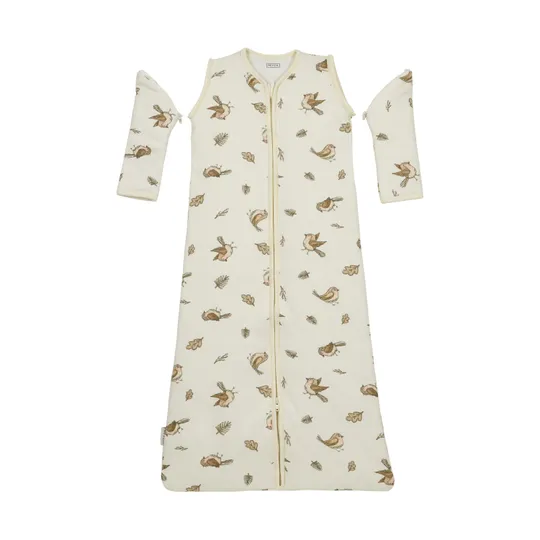 Meyco Baby Slaapzak Met Afritsbare Mouwen Robin Multicolour