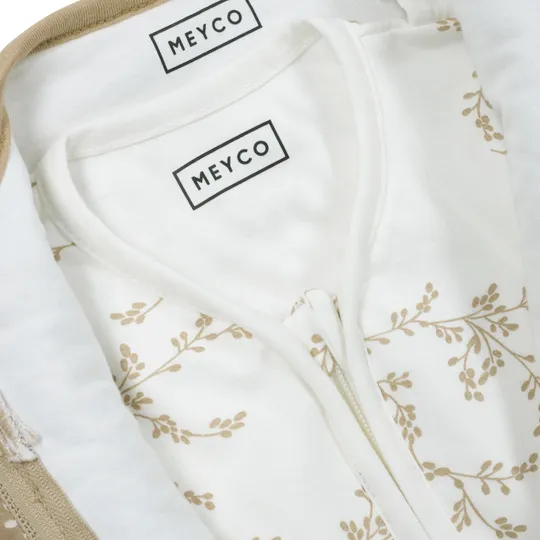 Meyco Baby Slaapzak 4 Seizoenen Branches Sand