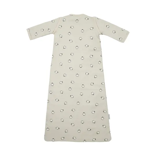 Meyco Baby Slaapzak Met Afritsbare Mouwen Penguin Soft Sand 