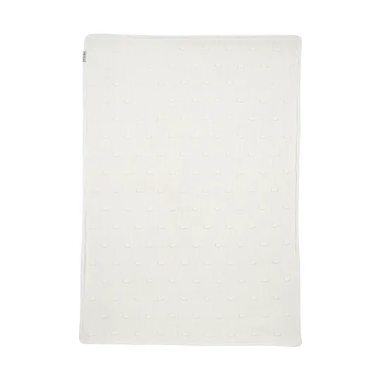 Meyco Baby Wiegdeken Teddy Knots Offwhite 75 x 100 cm